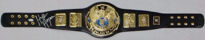 Hulk Hogan Signed Autographed WWE Mini Championship Belt JSA Authenticated