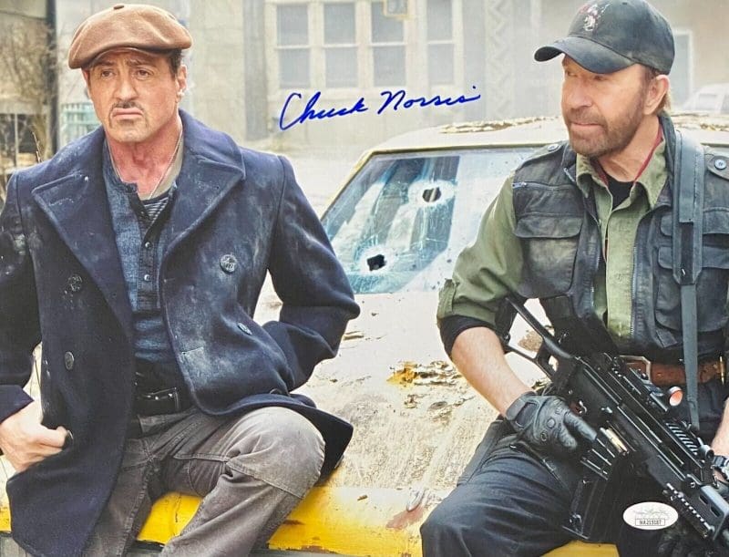 Chuck Norris Signed Autographed 11x14 Photo JSA Authentication #6