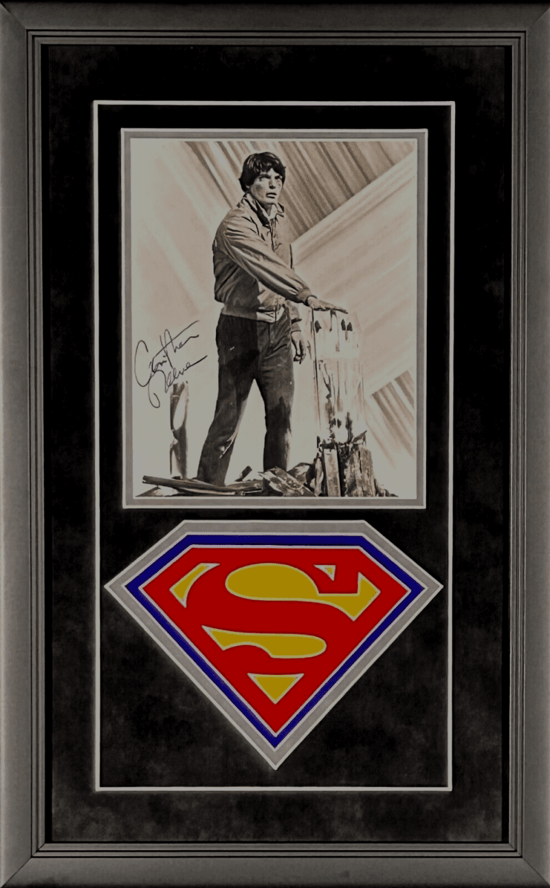 Christopher Reeve Signed Framed 8x10 Photo JSA Full Letter Z41359 SUPERMAN