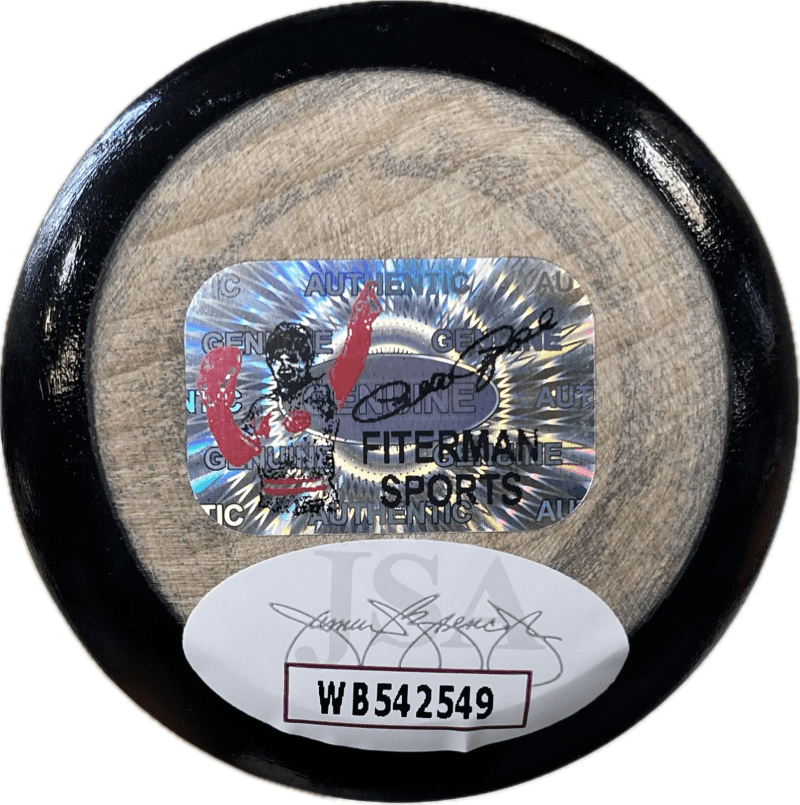 Pete Rose Signed Autographed Black Bat JSA & Pete Rose Hologram Gold CH - Image 3