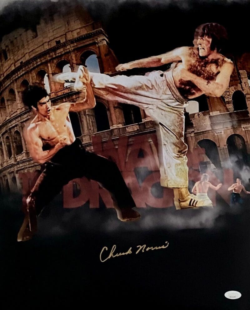 Chuck Norris Signed Autographed 16x20 Photo JSA Authentication #12