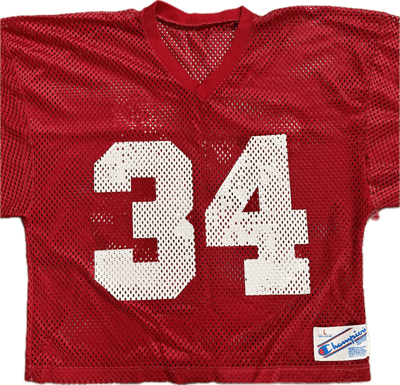 Earl Campbell 1980 Houston Oilers Training Camp Practice Worn Jersey - Image 3