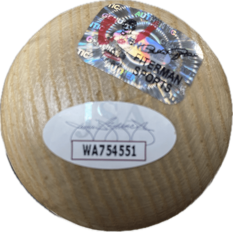 Pete Rose Signed Blonde Louisville Slugger Bat JSA & Rose Holo Charlie Hustle - Image 2