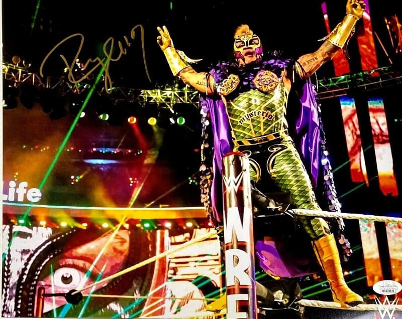 Rey Mysterio Signed Autographed 11x14 Photo JSA Authenticated #4