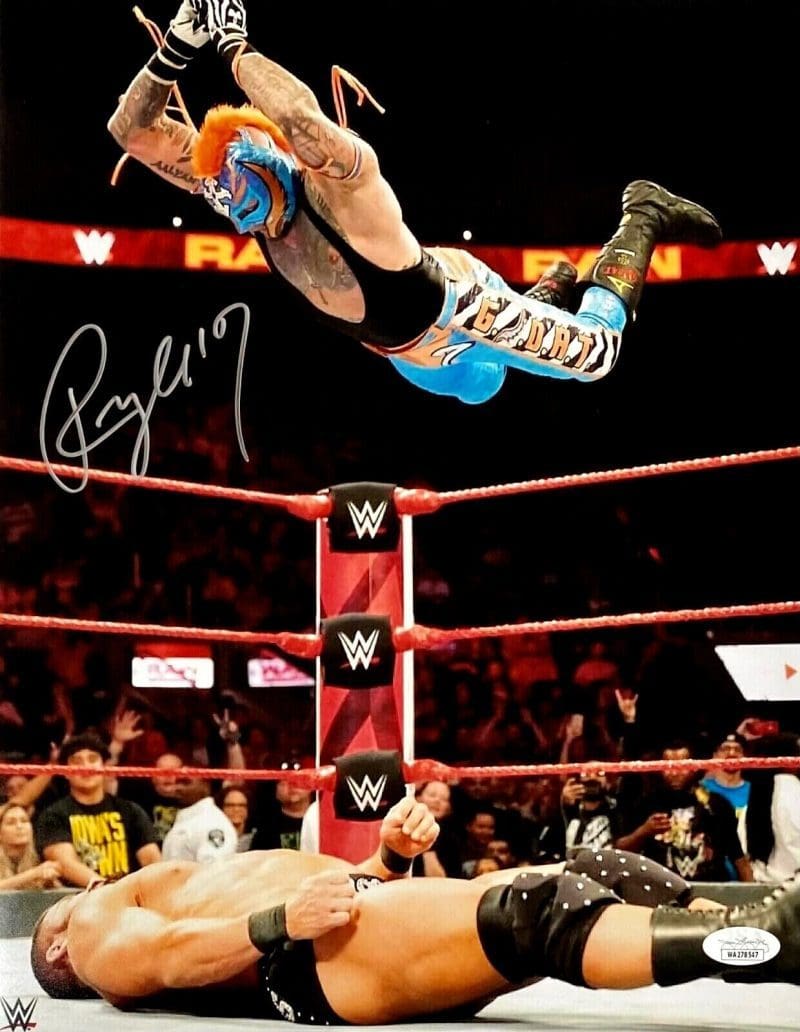 Rey Mysterio Signed Autographed 11x14 Photo JSA Authenticated #5