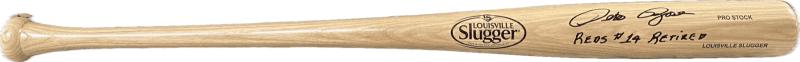 Pete Rose Signed Blonde Louisville Slugger Bat JSA & Rose Holo Red #14 Retired