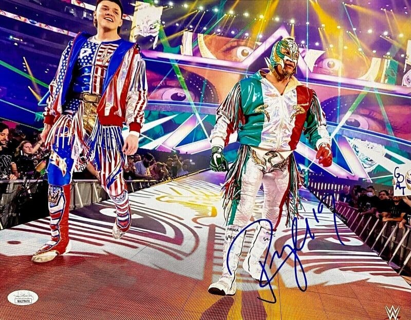 Rey Mysterio Signed Autographed 11x14 Photo JSA Authenticated #1