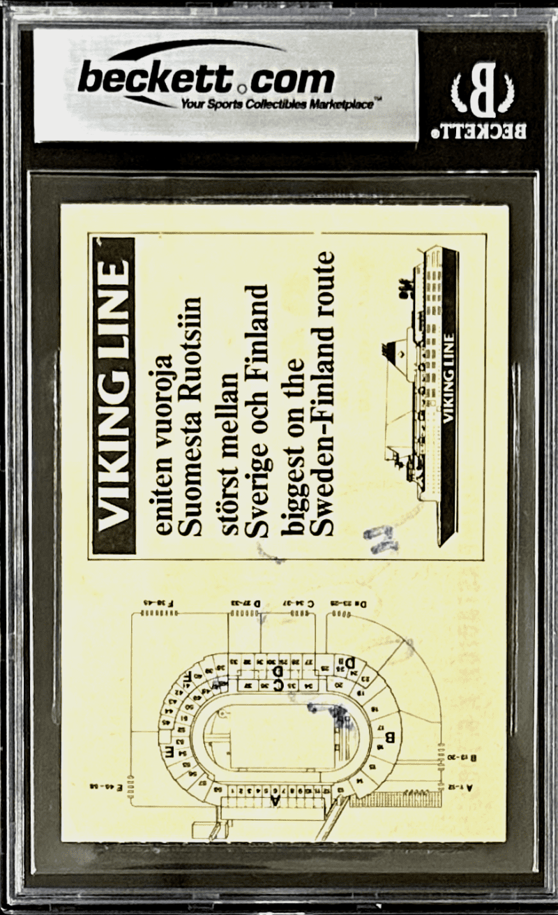 Carl Lewis Signed 1983 World Championships Beckett Ticket Stub - Image 3