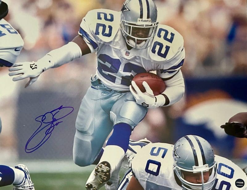 Emmitt Smith Signed Autographed 16x20 Photo Prova Authentic Dallas Cowboys #8