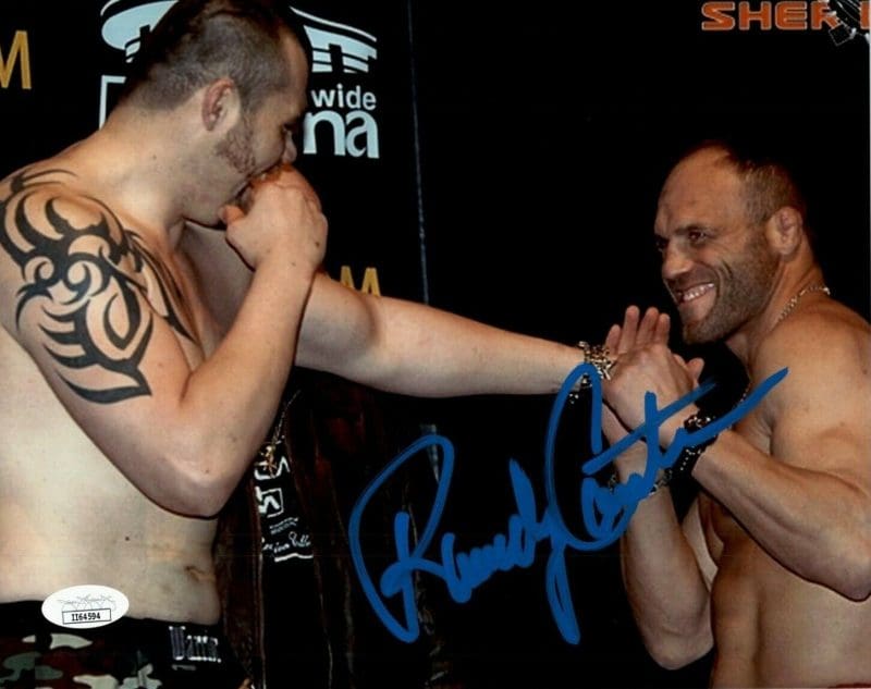 Randy Couture Signed Autographed 8x10 Photo JSA Authenticated UFC MMA 10