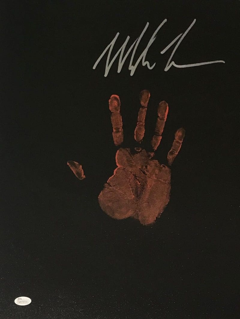 Mike Tyson Original Handprint Unstretched 20x36 Canvas Signed JSA #4 WP276714 - Image 2