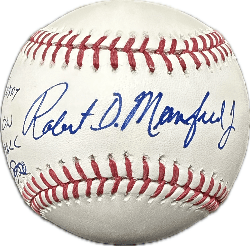 Pete Rose Robert Manfred Signed Sorry Ball OML Baseball JSA Authen V80187 - Image 2