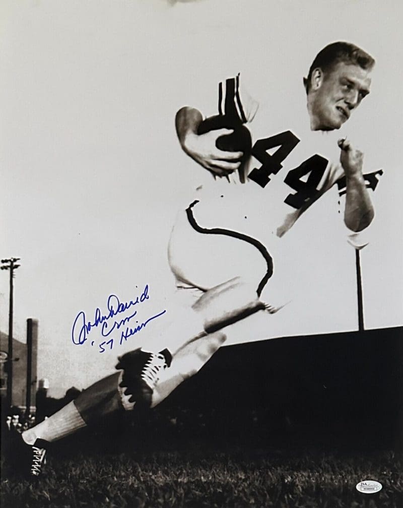 John David Crow Signed Autographed 16x20 Photo JSA Authen 57 Heisman