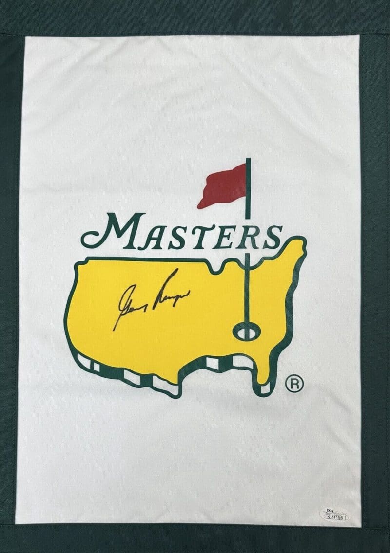 Gary Player Signed Autographed Masters Garden Flag JSA Authenticated K81195