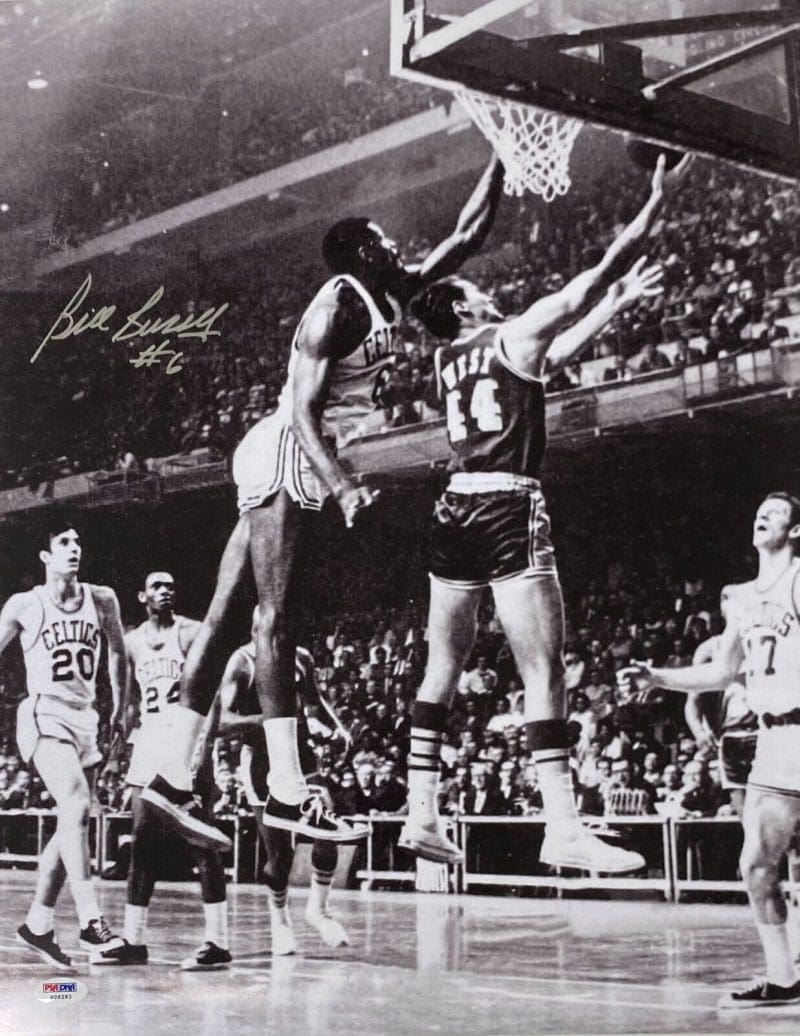 Bill Russell Signed Autographed 16x20 Photo PSA/DNA Authen Boston Celtics W26293