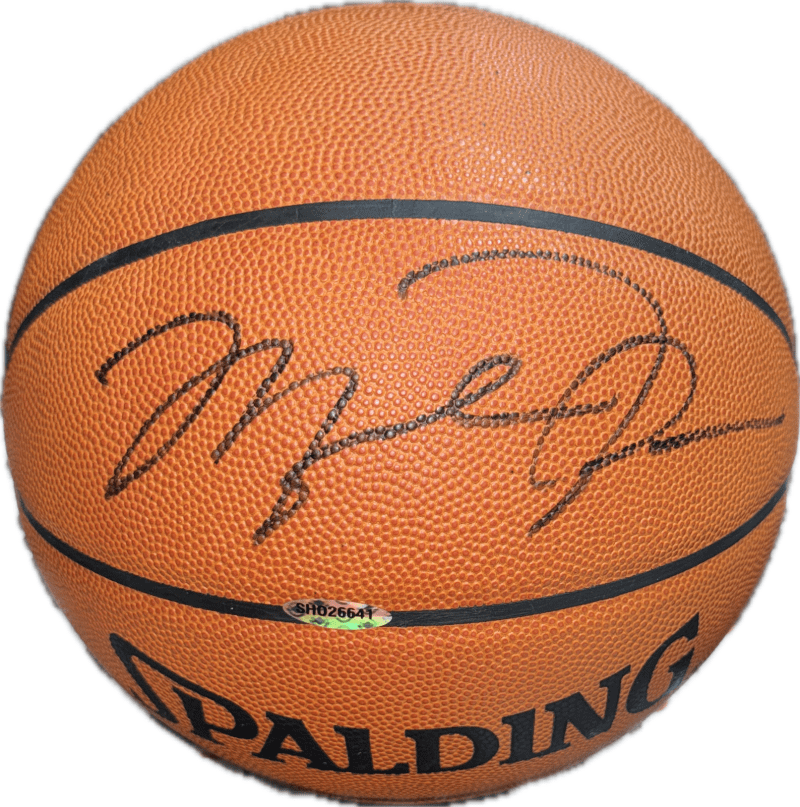 Michael Jordan Signed Spalding Official NBA Game Basketball Upper Deck & GOAT