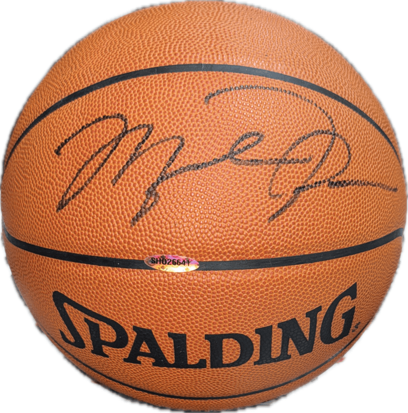 Michael Jordan Signed Spalding Official NBA Game Basketball Upper Deck & GOAT - Image 2