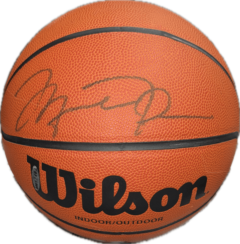 Michael Jordan Signed Wilson Jet Outdoor/Indoor Basketball BAS Upper Deck GOAT