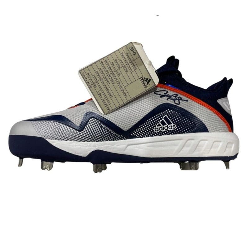 Alex Bregman Dual Signed Autographed Custom Adidas Baseball Cleats #1 - Image 2