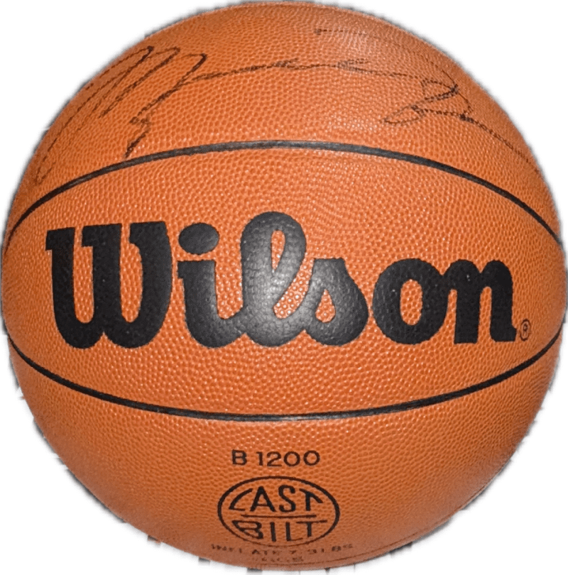 Michael Jordan Signed Wilson Jet Official Basketbal Upper Deck & GOAT Authentic - Image 2