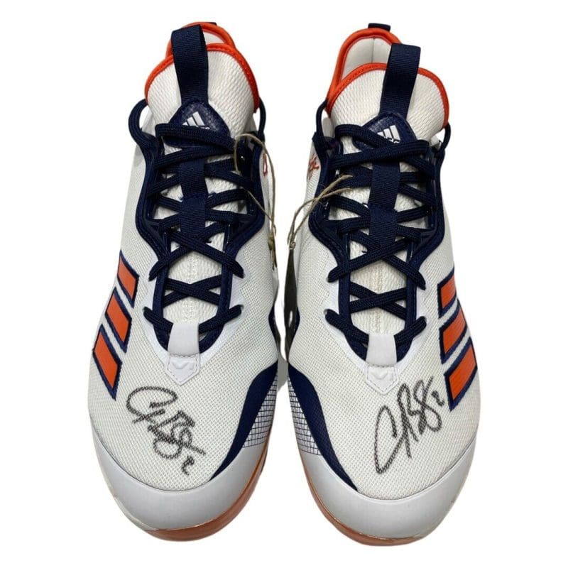 Alex Bregman Dual Signed Autographed Custom Adidas Baseball Cleats #5