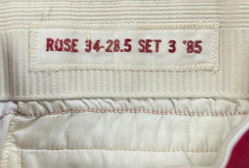 Pete Rose Cincinnati Reds Game Used Home Uniform Authenticated By PhotoMatch.Com - Image 16