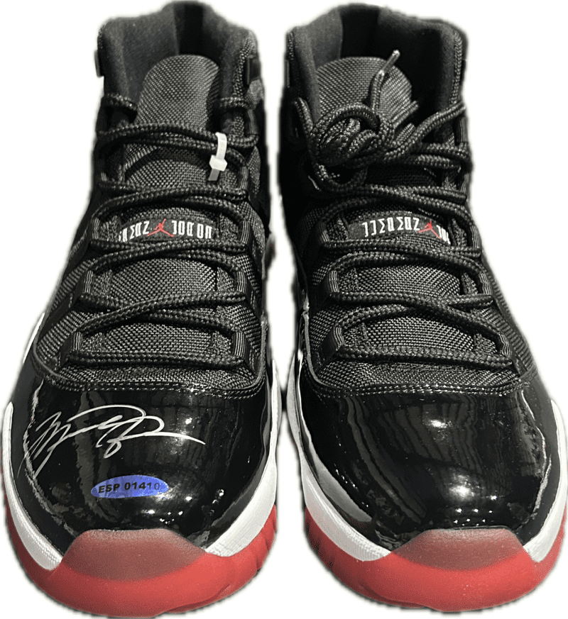 Michael Jordan Signed Air Jordan 11's Retro Shoes Size 13 UDA JSA GOAT Authen - Image 2