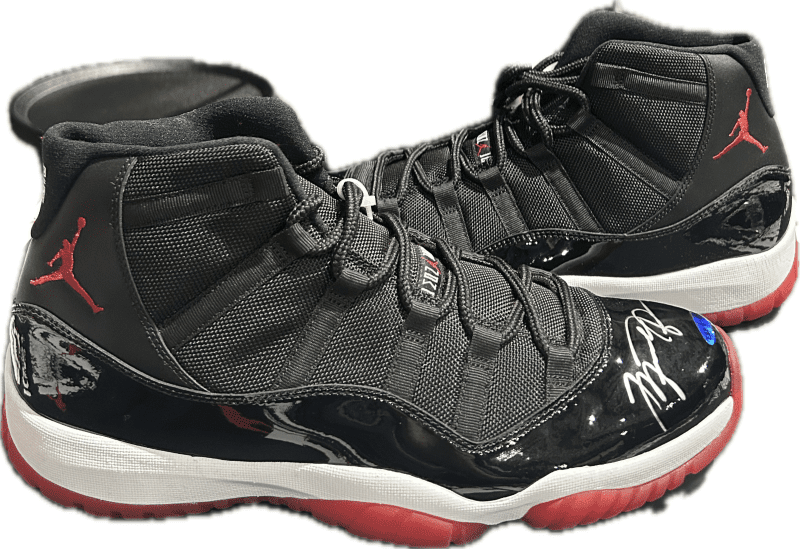 Michael Jordan Signed Air Jordan 11's Retro Shoes Size 13 UDA JSA GOAT Authen - Image 4