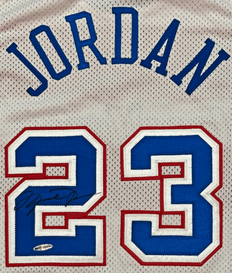 Michael Jordan Signed Nike NBA Retro Washington Bullets Jersey Upper Deck & GOAT - Image 2
