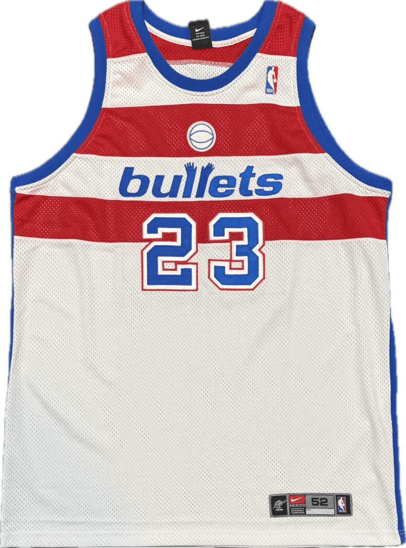 Michael Jordan Signed Nike NBA Retro Washington Bullets Jersey Upper Deck & GOAT - Image 4