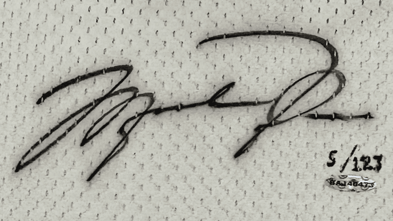 Michael Jordan Signed White Laney High School Jordan Jersey Upper Deck & GOAT - Image 4