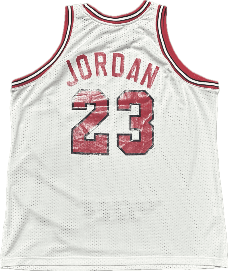 Michael Jordan Signed White 30th Anniv. Bulls NBA Debut Jersey Upper Deck & GOAT - Image 7