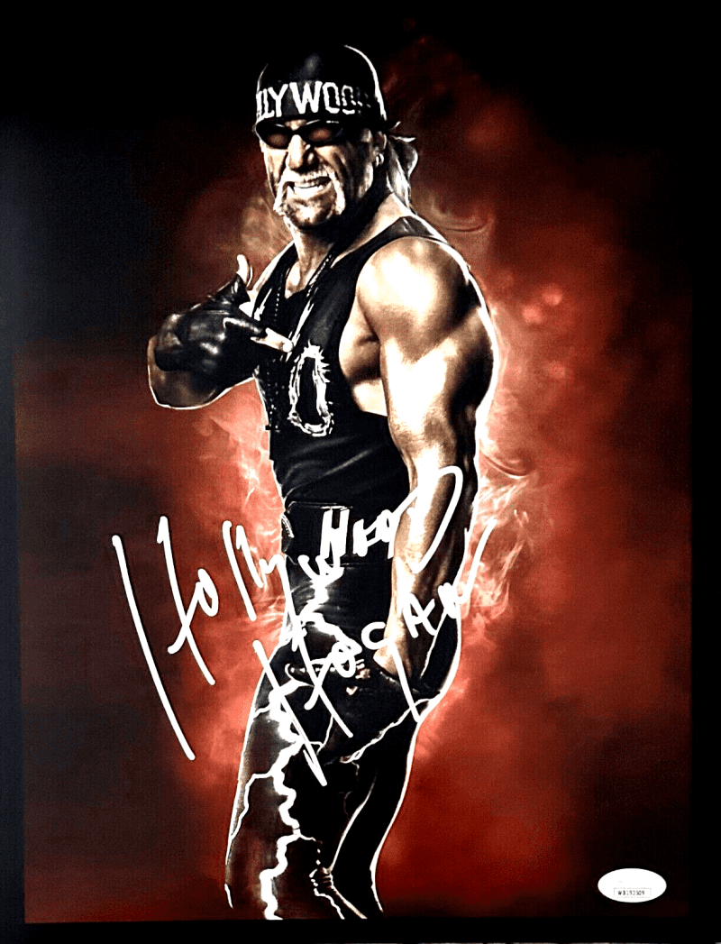 Hulk Hogan Signed Autographed Photo 11x14 JSA Authenticated #9