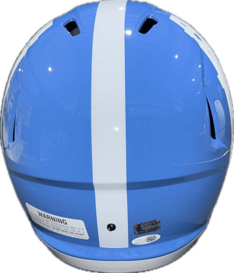 Earl Campbell Signed Oilers Blue Full Size Speed Helmet JSA HOF 91 White Auto - Image 4