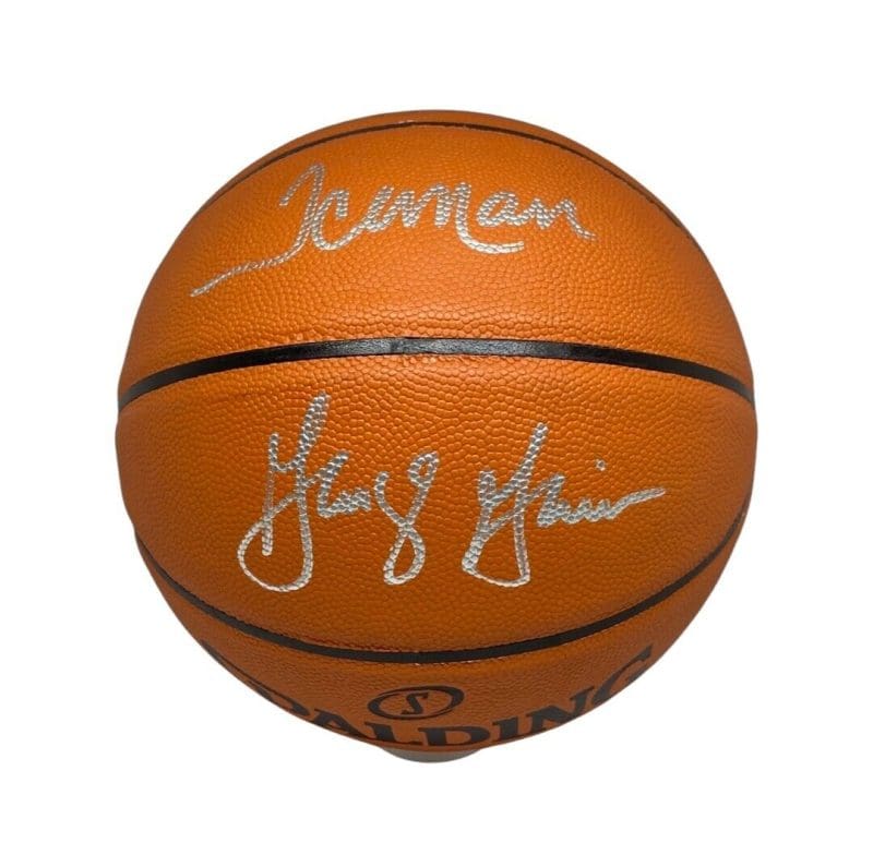 George Gervin Signed Autographed Basketball JSA San Antonio Spurs ICEMAN