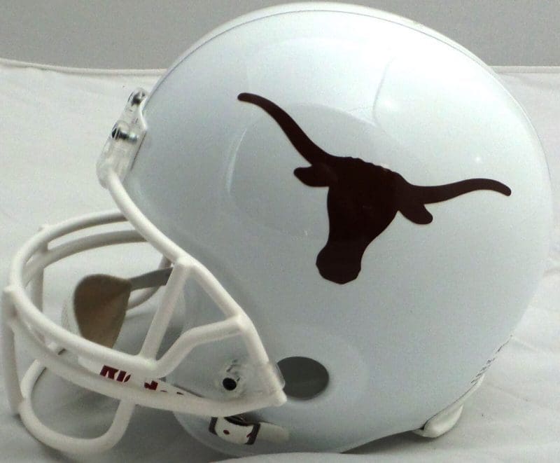 Earl Campbell Hand Print Full Size Texas Longhorns Helmet Signed JSA Authentic - Image 2