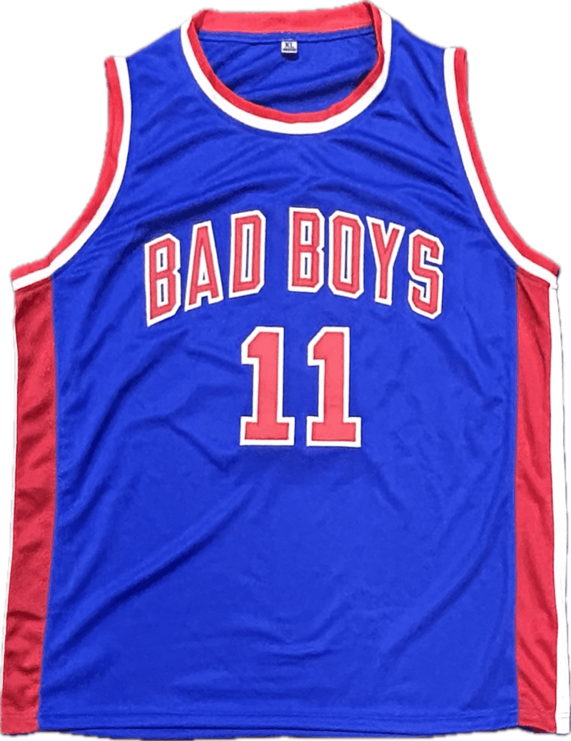 Isiah Thomas Signed Autographed Custom Blue/Red Back 2 Back Champs Jersey JSA - Image 3