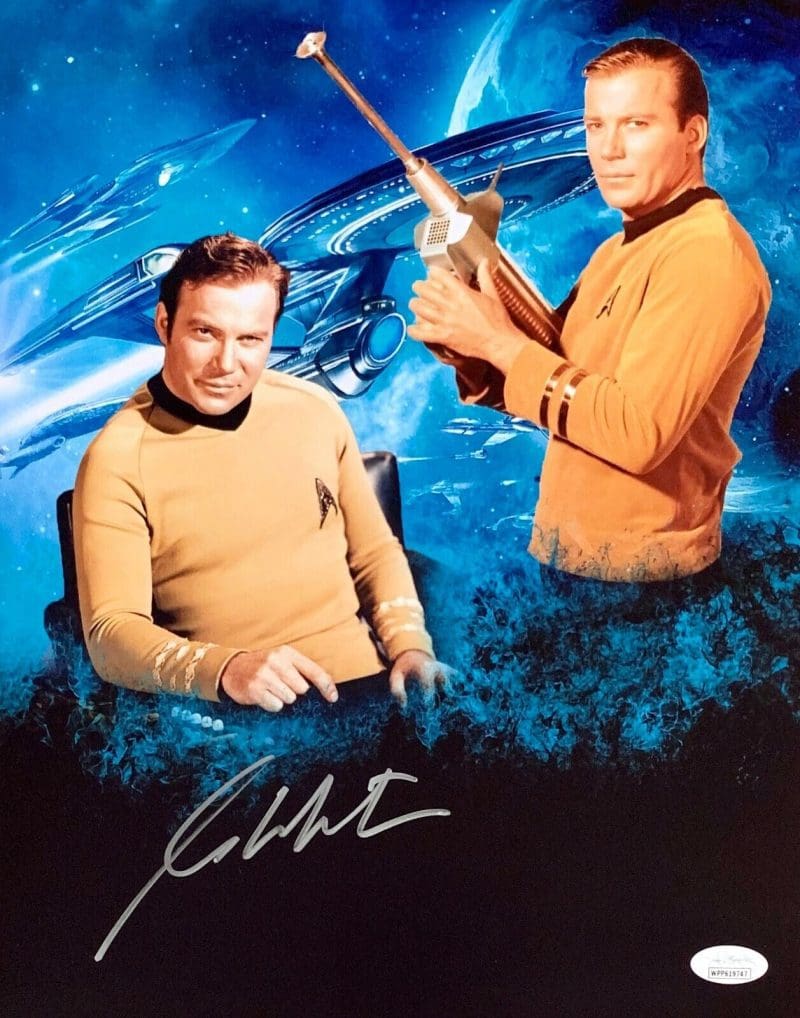 William Shatner Star Trek Signed Autographed 11x14 Photo JSA Authenticated 1