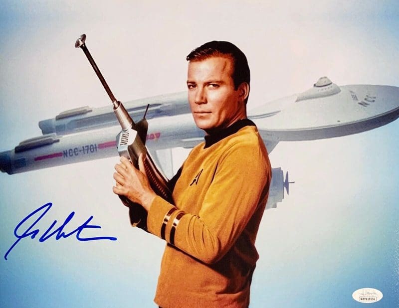 William Shatner Star Trek Signed Autographed 11x14 Photo JSA Authenticated 6
