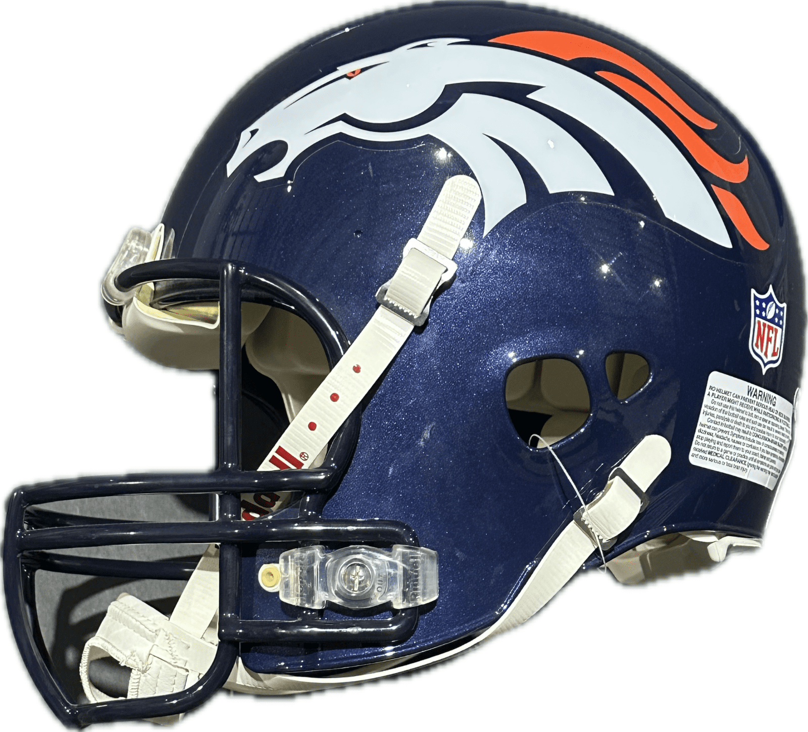 Payton Manning Denver Broncos Signed Full Size Speed Pro Line Helmet PSA/DNA - Image 5