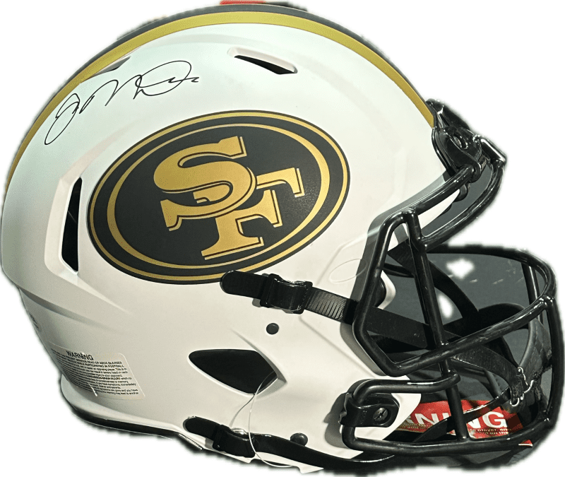 Joe Montana San Francisco 49ers Signed Full Size Speed Pro Line Lunar Helmet PSA