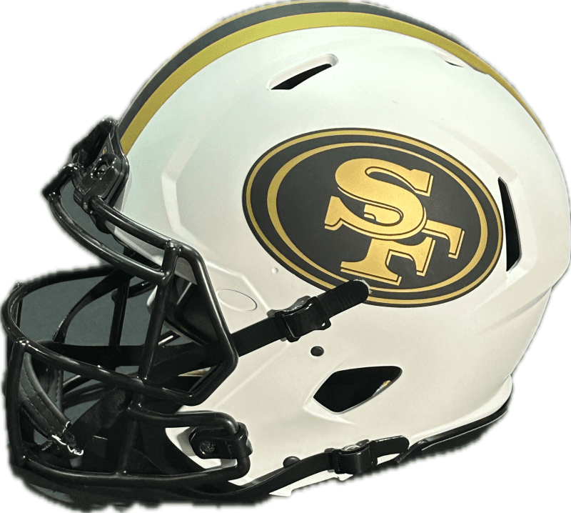 Joe Montana San Francisco 49ers Signed Full Size Speed Pro Line Lunar Helmet PSA - Image 4