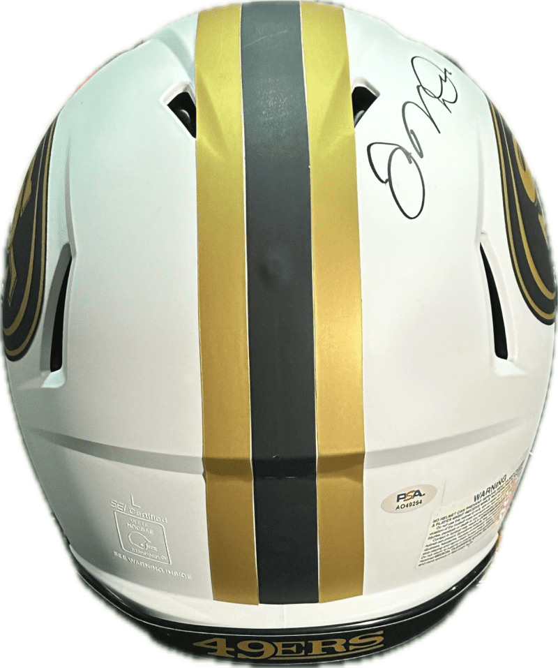 Joe Montana San Francisco 49ers Signed Full Size Speed Pro Line Lunar Helmet PSA - Image 5