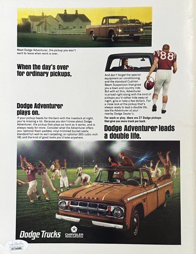 O.J. Simpson Signed Autographed 1968 The Rose Bowl Program JSA Indiana vs USC - Image 2
