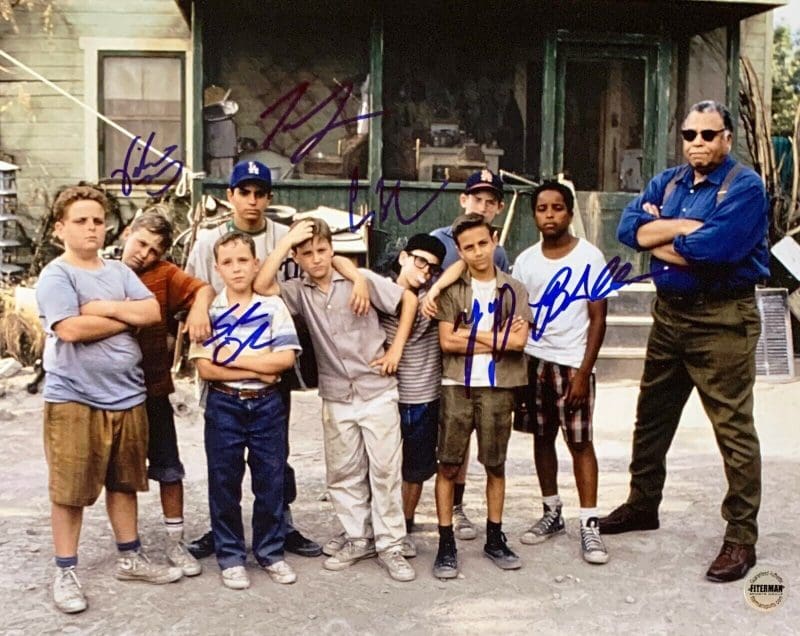 The Sandlot Cast Signed 11x14 Squints Smalls YaYa Repeat Timmy Kenny 1