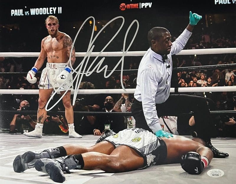 Jake Paul Signed Autographed 11x14 Photo JSA Witness #3