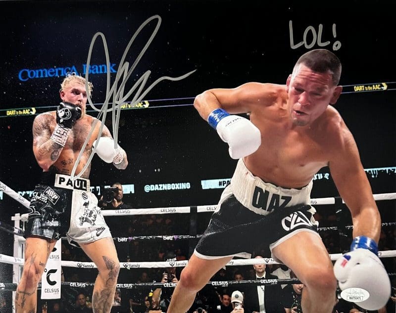 Jake Paul Signed Autographed 11x14 Photo JSA Witness LOL! WA752471