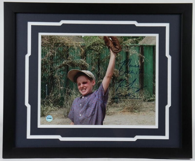 Tom Guiry Signed Autographed "Smalls" 11x14 Framed Photo FSG 2 SANDLOT