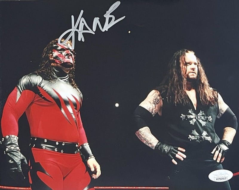 KANE Signed Autographed 8x10 Photo JSA Authentic WWE 10
