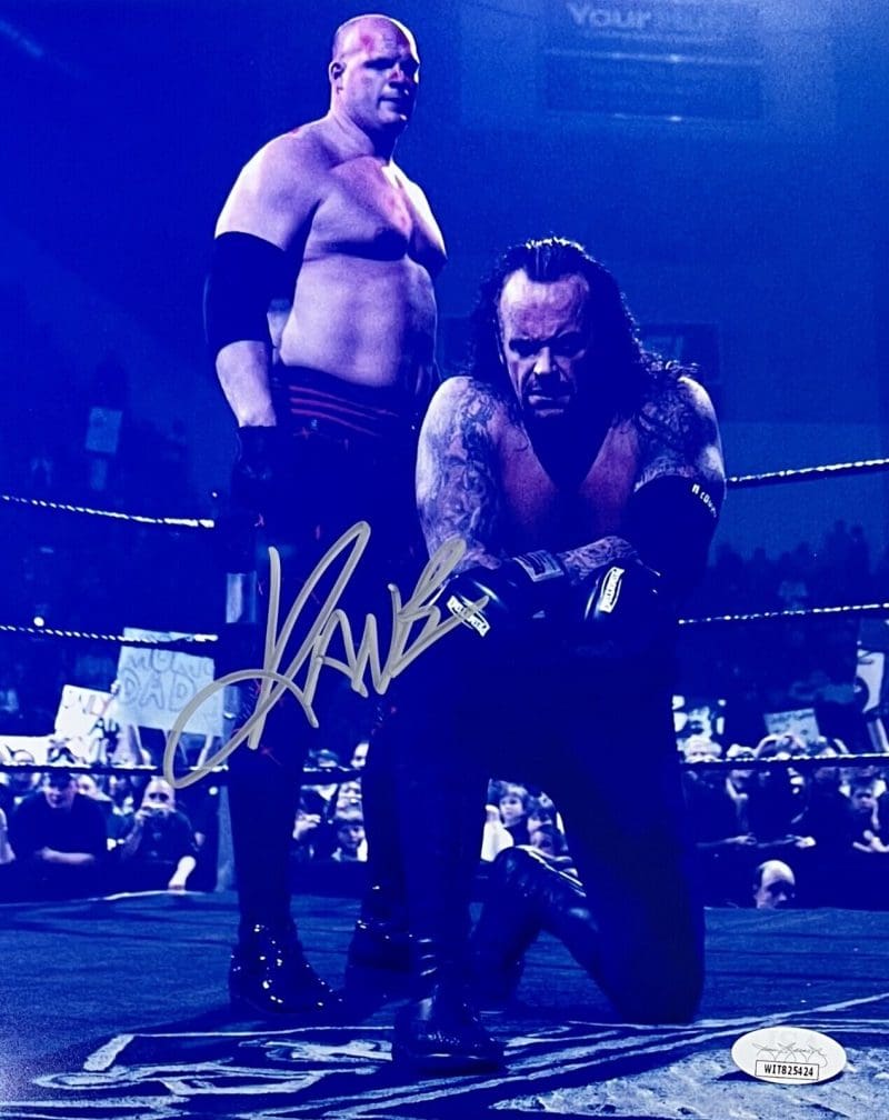 KANE Signed Autographed 8x10 Photo JSA Authentic WWE 3